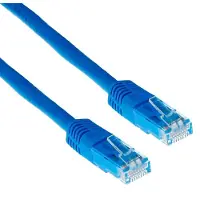 ACT CAT6 UTP LSZH (IB9600) 0,5 meter, 0,5 m, RJ-45, RJ-45, Blauw