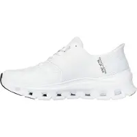 SKECHERS Slip-ons 'Glide Step Pro' grijs / zwart / wit