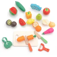 Robin Cool Montessori Methode Eco Houten Fruit Groenten