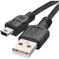 Emos Oplaad- en datakabel USB-A 2.0 / mini USB-B 2.0, 2 meter, zwart, SM7009BL