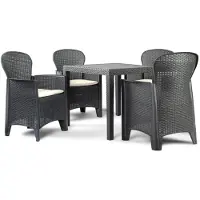 Ipae Pro Garden Tafel Bali Anthraciet - 80 x 80 cm