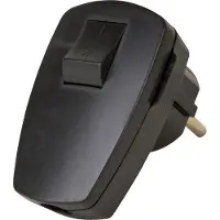 Kopp Koppelcontactstop met aardingssysteem zwart - 1704.0500.9 - E3MHM
