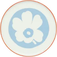 Marimekko Unikko serveerschaal White-light blue-orange red, Ø24 cm
