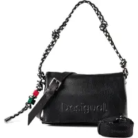 Desigual Handtas 'Half Logo Venezia 4.0' zwart