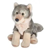 Wild republic Zachte knuffel Cuddle kins Mini Wolf
