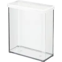 Rotho Loft voedselbewaardozen - met witte siliconenafdichtring - 3,2 liter - transparant