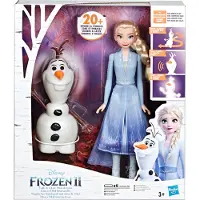 Kolmio Media Set de 2 poupées Disney Frozen 2 Elsa et Olaf