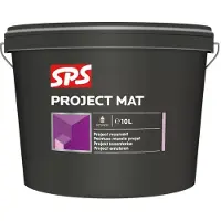 SPS Project Mat | Matte Muurverf en Plafondverf 10 LTR - Wit