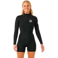 Rip Curl G-bomb 2 Mm Gb Spring Dames Shorty Met Lange Mouwen En Rits Op De Rug
