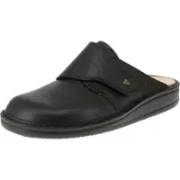 Finn Comfort Muiltjes 'Pantolette Herren 01515 044099 Echtleder in schwarz' zwart