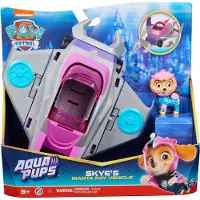 Spin Master Paw Patrol Aqua Pups - Basisvoertuig in het ontwerp van een manta, met de Skye-pupfiguur