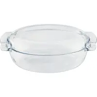 Pyrex Ovenschaal Ovaal Met Deksel 5,8L Transparant transparant Glas