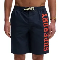 Superdry Zwemshorts marine / oranje