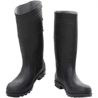 vidaXL Regenlaarzen maat 45 PVC zwart