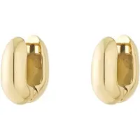 Yehwang Eenvoudige oorbellen - vorm rechthoek - Casual Dagelijks Eenvoudig Serie - Dames sieraden - Stainless Steel Goudkleurig