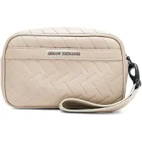 Armani Exchange Heren Compacte toilettas beige (OSFA), Casual, Polyester XM002600AF22652U6229