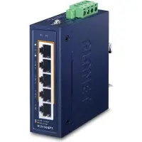 Planet 10/100/1000T 802.3at PoE + Unmanaged Gigabit Ethernet (10/100/1000) Power over Ethernet (PoE) Blauw