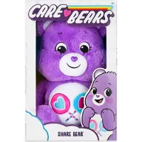 Care Bears 14" Share Bear Pluche - Middelgrote Paarse Pluche voor Leeftijd 4+ - Perfect Knuffeldier Cadeau