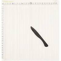 Vaessen creative Rilbord - Score Easy - 30,5 x 30,5 cm - met Vouwbeen en Liniaal - in cm - Offwhite