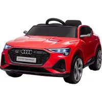 HOMCOM Rijden op Auto Kunststof, staal 108L x 60B x 47H cm Rood