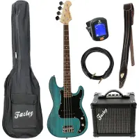 Fazley Outlaw Series Peacemaker Basic Blue basgitaar starterset