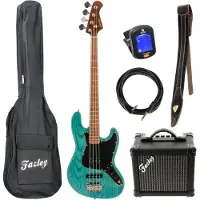 Fazley Outlaw Series Judge Plus Blue basgitaar starterset