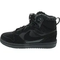 Nike Court Borough Mid 2 Sneakers Kids Zwart Donkergrijs