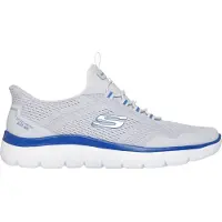 SKECHERS Heren Slip-ins Summits Sneakers 233045 GYBL Grijs