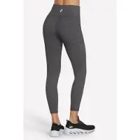 SKECHERS GOWALK Draag Hoge Taille 7/8 Dames Grijze Sportleggings