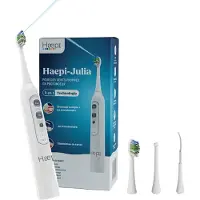 Haepi Brosse à dents électrique Julia Brosse à dents sonique 3-en-1