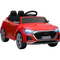 AIYAPLAY Electric Ride-on Car-Kunststof, Metaal-98L x 49,5B x 43H cm-Rood