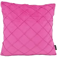 NOVÉE Sierkussen velvet cross roze | 45 x 45 cm | velvet/polyester