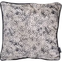 NOVÉE Sierkussen velvet silver panter | 45 x 45 cm | velvet/ polyester