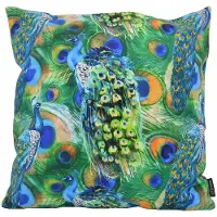 Gek op kussens! Sierkussen peacock birds | 45 x 45 cm | katoen/polyester