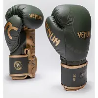 Venum x Rajadamnern Muay Thai Kickbokshandschoenen - Militair Groen - 8 OZ