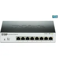 D-Link Dgs-1100-08p (8 Havens), Netwerkschakelaar, Zwart