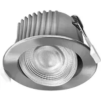 Osram 4099854596025 Spot Set LED inbouwspots, dimbaar, IP44, satijnnikkel