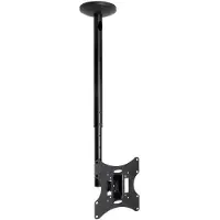 TooQ LPCE2301TSLI-B, 75 x 75 mm, 200 x 200 mm, -20 tot 20°, -90 tot 90°, Ocel, Zwart