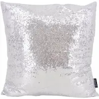 Gek op kussens! Sierkussen Shiny Glitter Silver | 45 x 45 cm | Polyester