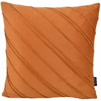 NOVÉE Sierkussen velvet stripe terra | 45 x 45 cm | velvet / polyester