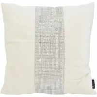 Gek op kussens! Sierkussen bliss diamond crème | 45 x 45 cm | velvet/polyester