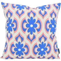 Gek op kussens! Sierkussen pink blue bloom | 45 x 45 cm | katoen/polyester