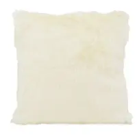 NOVÉE Sierkussen furry velvet crème | 45 x 45 cm | velvet/polyester
