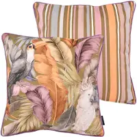 NOVÉE Sierkussen velvet noura paars | 45 x 45 cm | velvet/polyester
