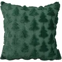 NOVÉE Sierkussen furry xmas tree | 45 x 45 cm | polyester
