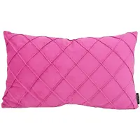 NOVÉE Sierkussen velvet cross roze | 30 x 50 cm | velvet/polyester