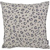 Gek op kussens! Sierkussen jacquard leopard silver | 45 x 45 cm | polyester