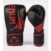 Venum Challenger 2.5 Bokshandschoenen – Zwart/Rood – 12 oz – PU Leer – Unisex Training & Sparring Gloves