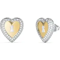 GUESS Oorbellen goud / zilver / transparant