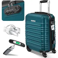 Kesser Handbagage Koffer 55L Reiskoffer - Trolley op wieltjes met Cijferslot, bagageweger en bagagelabel